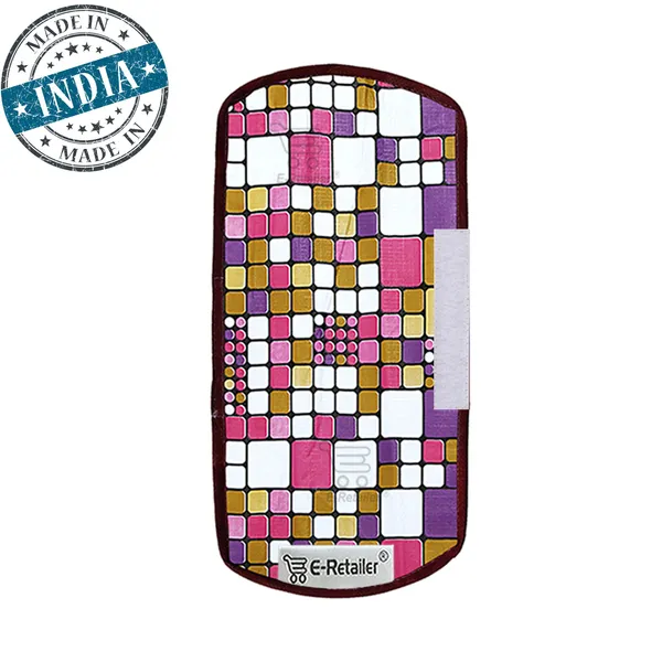 3-Layered_Refrigerator/Fridge_Handle_Cover_Set_of_2_Pcs.__With_Velcro_Closure_(Material-PVC,_Color-Pink,_Size-12_x6_Inches)