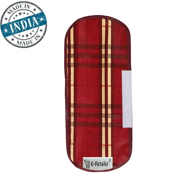 3-Layered_Refrigerator/Fridge_Handle_Cover_Set_of_2_Pcs.__With_Velcro_Closure_(Material-PVC,_Color-Red,_Size-12_x6_Inches)