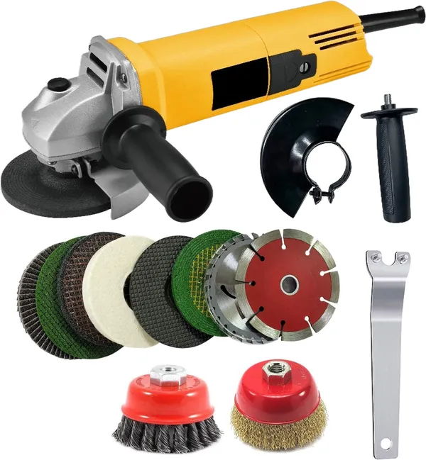 801_Angle_Grinder_With_8Multi_Useable_Blade_And_2Cup_Brush_With_High_Performance_Angle_Grinder_(100_Mm_Wheel_Diameter)