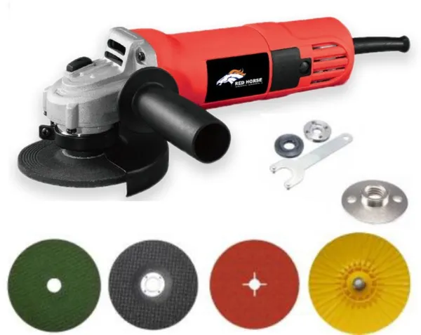 801_Redhorse_Heavy_Duty_With_4_Inch_Wheel_Polish_&_Cutting_Angle_Grinder_(100_Mm_Wheel_Diameter)