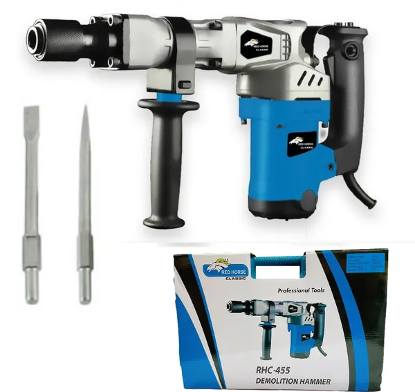 7_Kg_Breaker/Demolition_Heavy_Duty_With_2_Bit_Set_Hammer_Drill_(26_Mm_Chuck_Size,_1200_W)