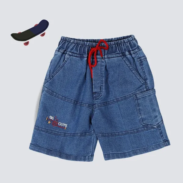 Blue_Short_For_Boys_Casual_Solid_Denim-Pack_Of_1