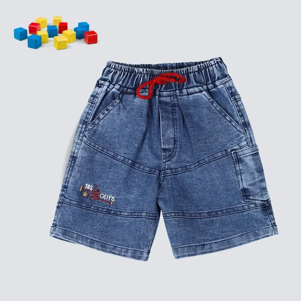 Blue_Short_For_Boys_Casual_Solid_Denim-Pack_Of_1