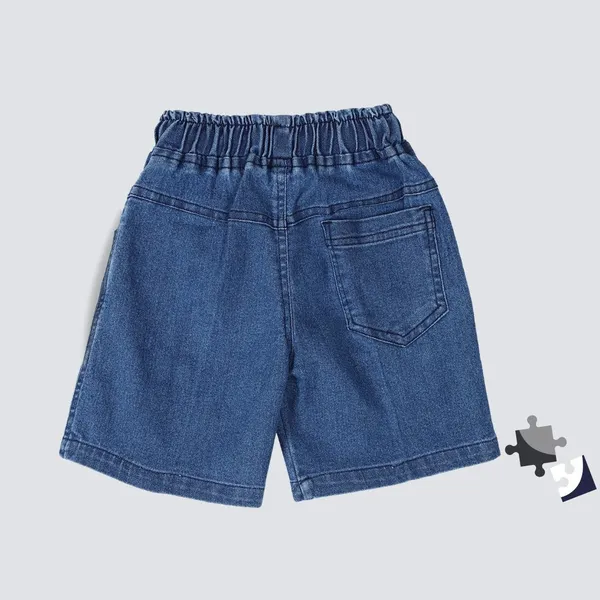 Blue_Short_For_Boys_Casual_Dyed/Washed_Denim-Pack_Of_1