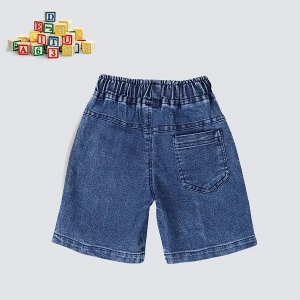 Blue_Short_For_Boys_Casual_Dyed/Washed_Denim-Pack_Of_1