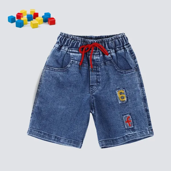 Blue_Short_For_Boys_Casual_Dyed/Washed_Denim-Pack_Of_1