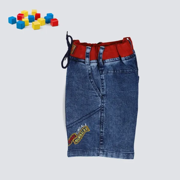 Blue_Short_For_Boys_Casual_Solid_Denim-Pack_Of_1