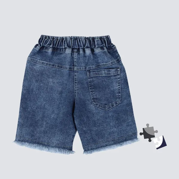 Blue_Short_For_Girl_Casual_Embriodered_Denim-Pack_Of_1