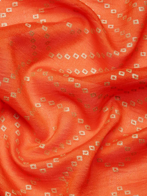 Orange__Vichitra_Silk_Foil_and_Swarovski_Work_Saree