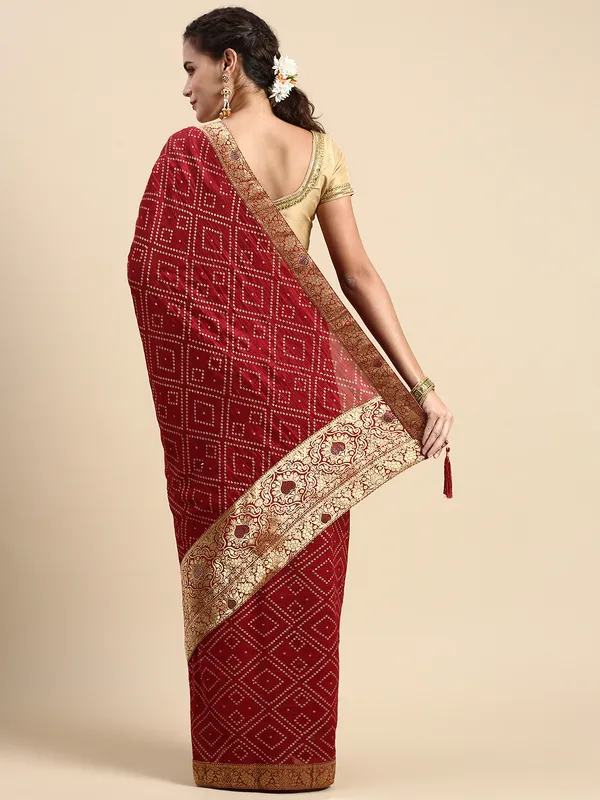 Maroon__Vichitra_Silk_Foil_and_Swarovski_Work_Saree