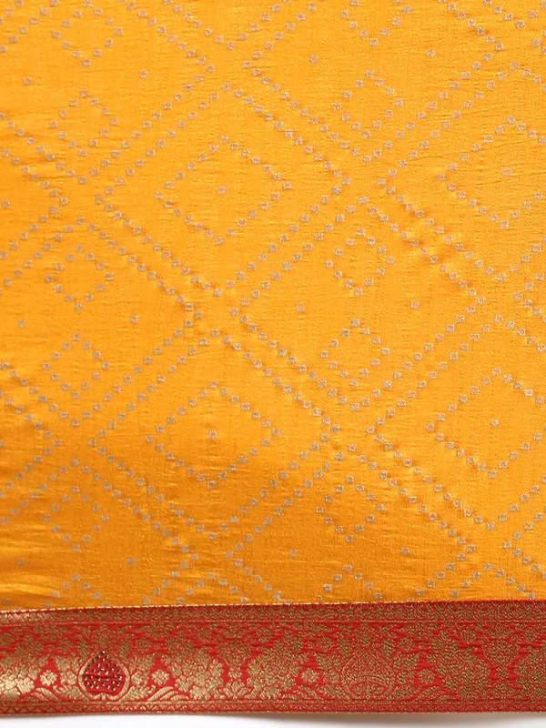 Yellow__Vichitra_Silk_Foil_and_Swarovski_Work_Saree