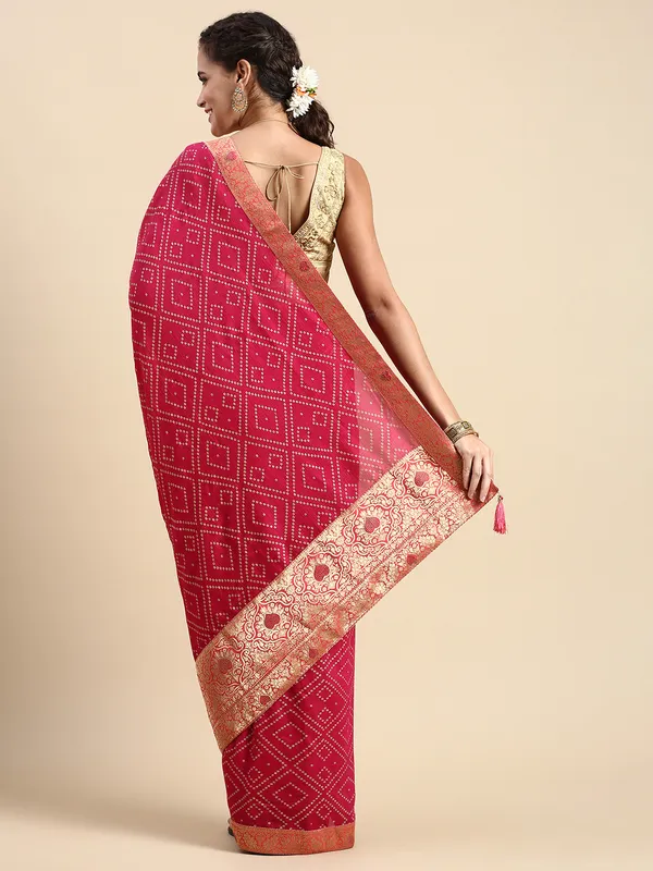 Pink_Vichitra_Silk_Foil_and_Swarovski_Work_Saree