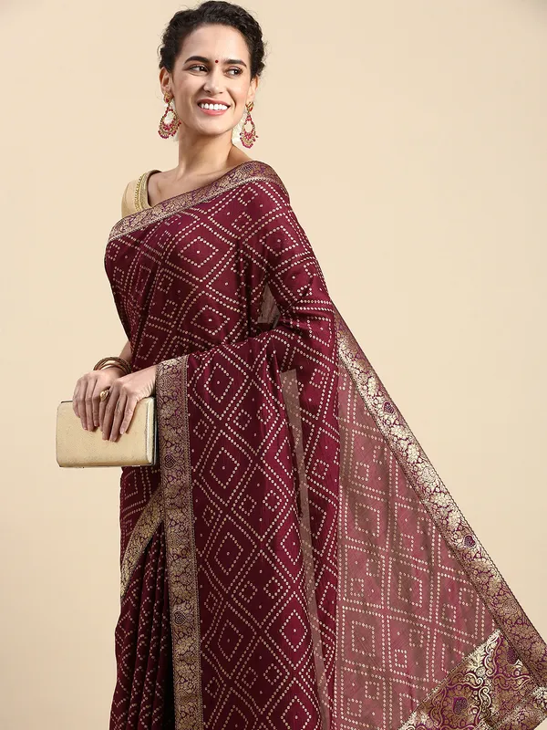 Purple_Vichitra_Silk_Foil_and_Swarovski_Work_Saree