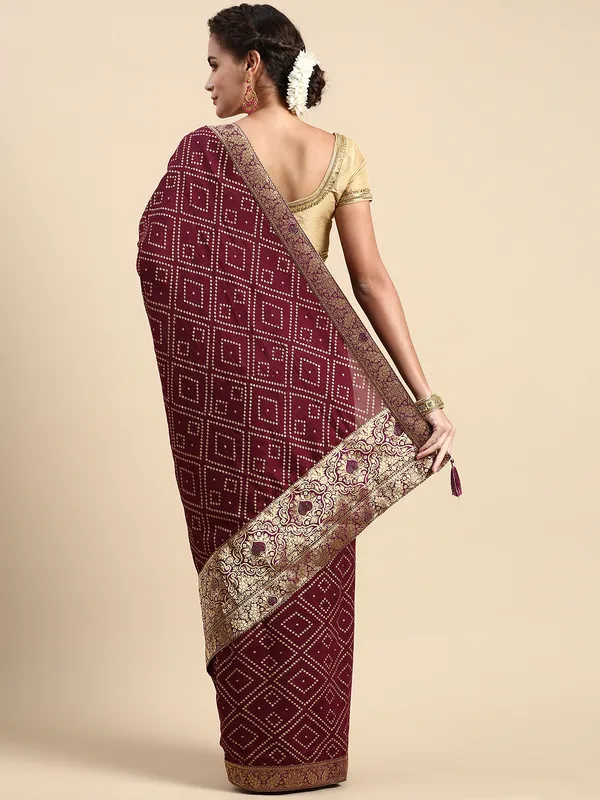 Purple_Vichitra_Silk_Foil_and_Swarovski_Work_Saree