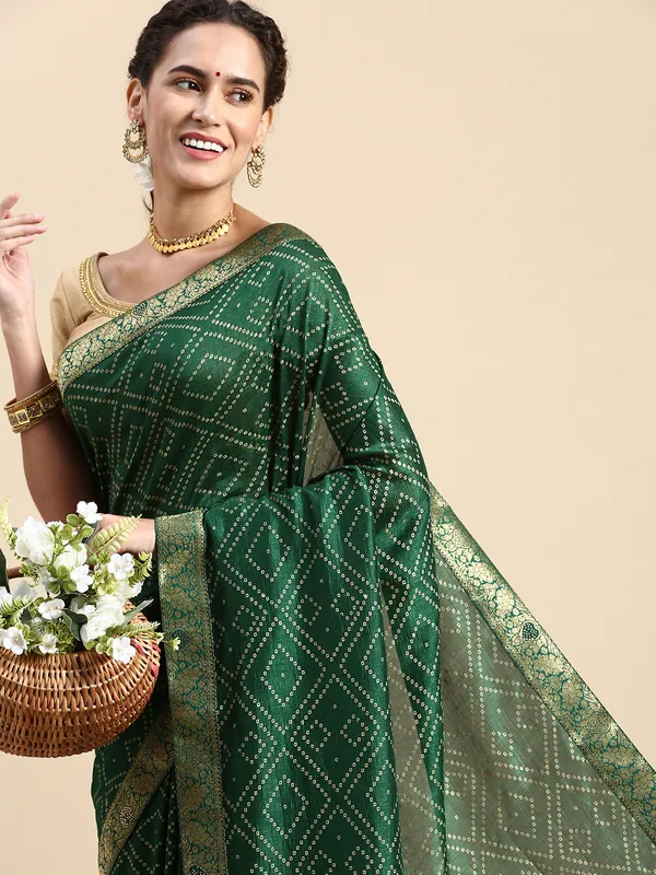 Green_Vichitra_Silk_Foil_and_Swarovski_Work_Saree
