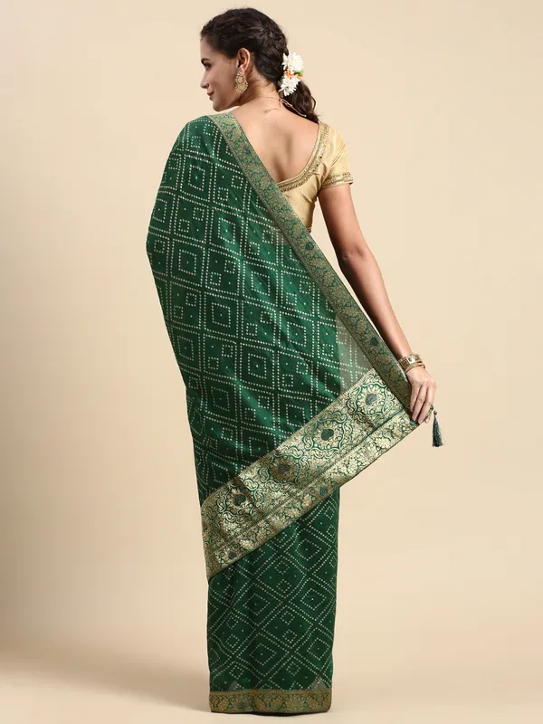 Green_Vichitra_Silk_Foil_and_Swarovski_Work_Saree