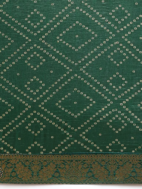 Green_Vichitra_Silk_Foil_and_Swarovski_Work_Saree