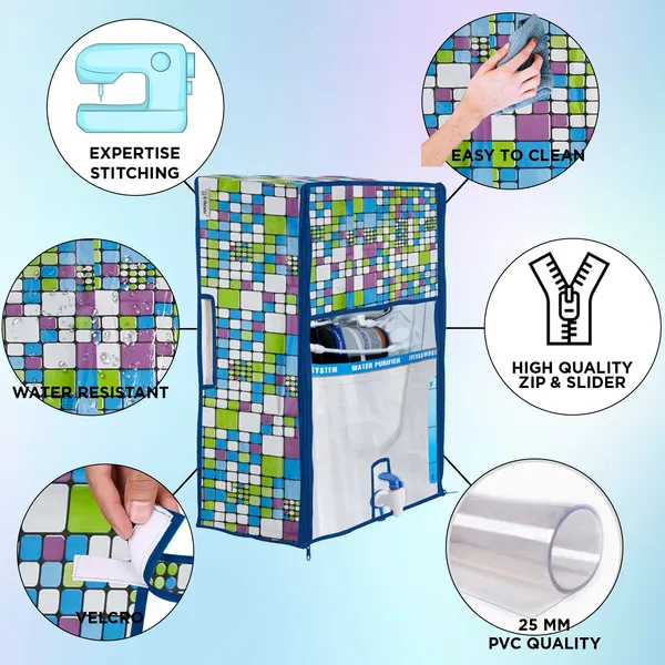 6_Pcs_Of_Cover_Appliances_Cover_Combo_Set_of_(1_Pc._Fridge_Top_Cover_+_1_Pc._Fridge_Handle_Cover_+_6_Pcs._Fridge_Mat_+_1_Pc._Wall_Hanging_Storage_Organizer)