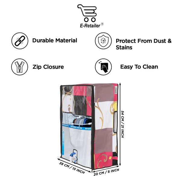 6_Pcs_Of_Cover_Appliance_Cover_Combo_Set_of_(1_Pc._Fridge_Top_Cover_+_1_Pc._Fridge_Handle_Cover_+_6_Pcs._Fridge_Mat)