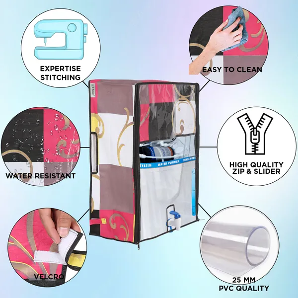 6_Pcs_Of_Cover_Appliance_Cover_Combo_Set_of_(1_Pc._Fridge_Top_Cover_+_1_Pc._Fridge_Handle_Cover_+_6_Pcs._Fridge_Mat)