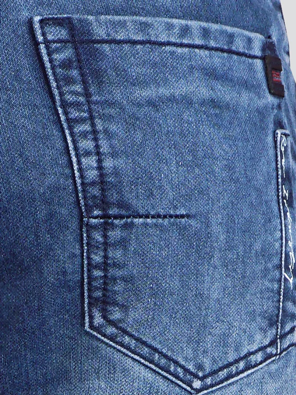 Men's_Dark_Blue_Stretchable_100%_Cotton_Slim_fit_Jeans
