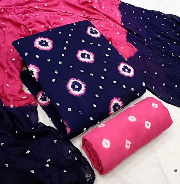 Unstitched_Rayon_Bandhani_Dress_Material_Top_Bottom_And_Dupatta