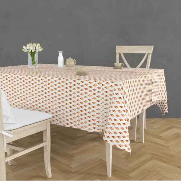 Pink,White_Microfiber_Cotton_4_Seater_Table_Cover