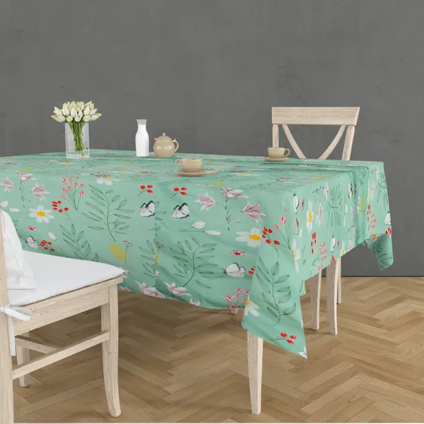 Green_Microfiber_Cotton_4_Seater_Table_Cover