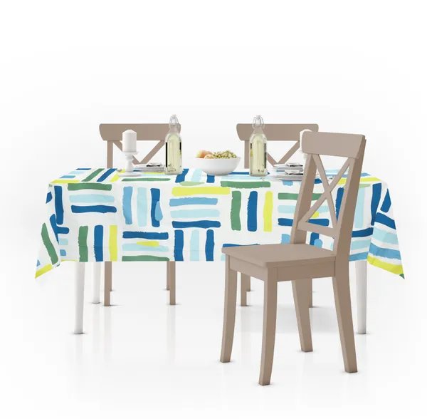 White,Blue_Microfiber_Cotton_4_Seater_Table_Cover