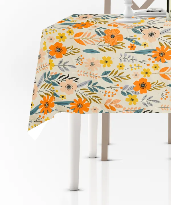 Cream_Floral_Super_Soft_Brushed_Microfiber_Cotton_Table_Cover