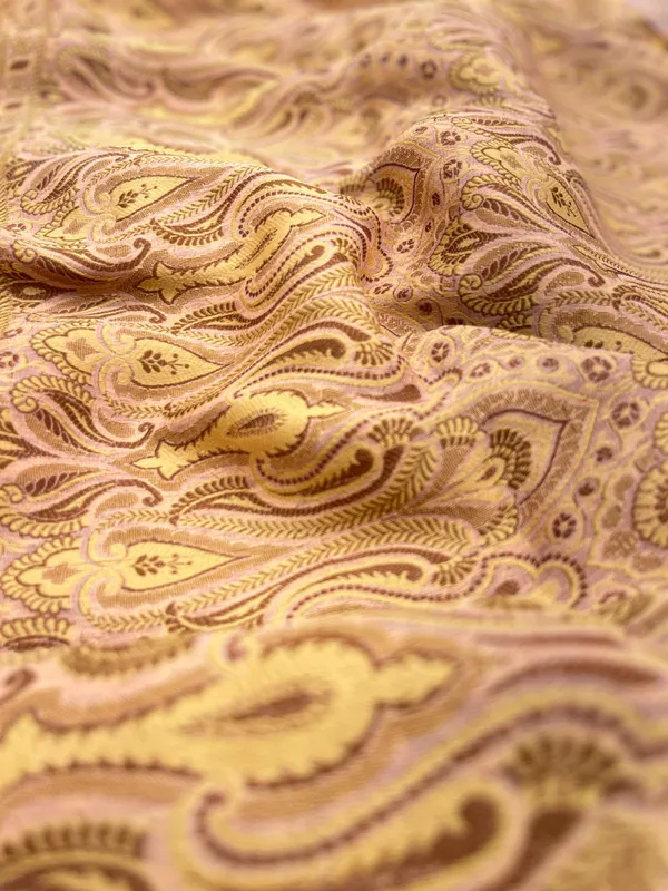 Humairah_Presents_Pure_Handloom_Baby_Pink_Chiffon_Floral_Digital_Print_Boota_with_Copper_Zari_Banarasi_Border_and_Baby_Pink_Blouse