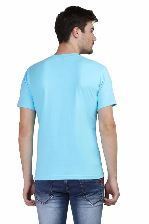 Sky_Blue_Cotton_T_Shirt_For_Men