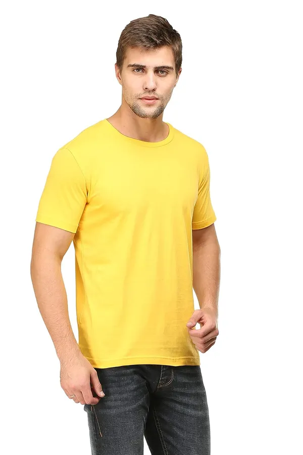 Yellow_Regular_Fit_T_Shirt_For_Men