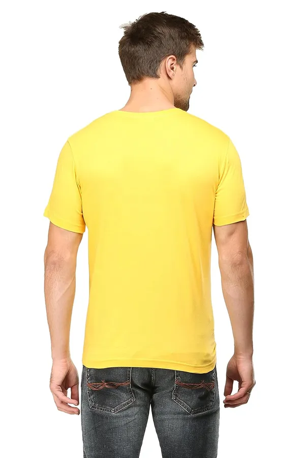 Yellow_Regular_Fit_T_Shirt_For_Men