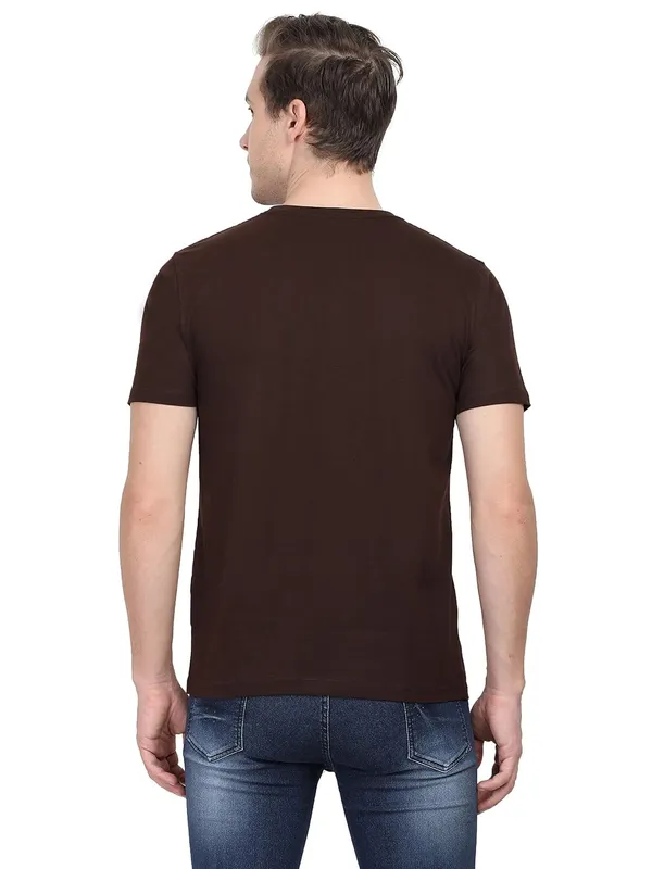 Brown_Cotton_T_Shirt_For_Men