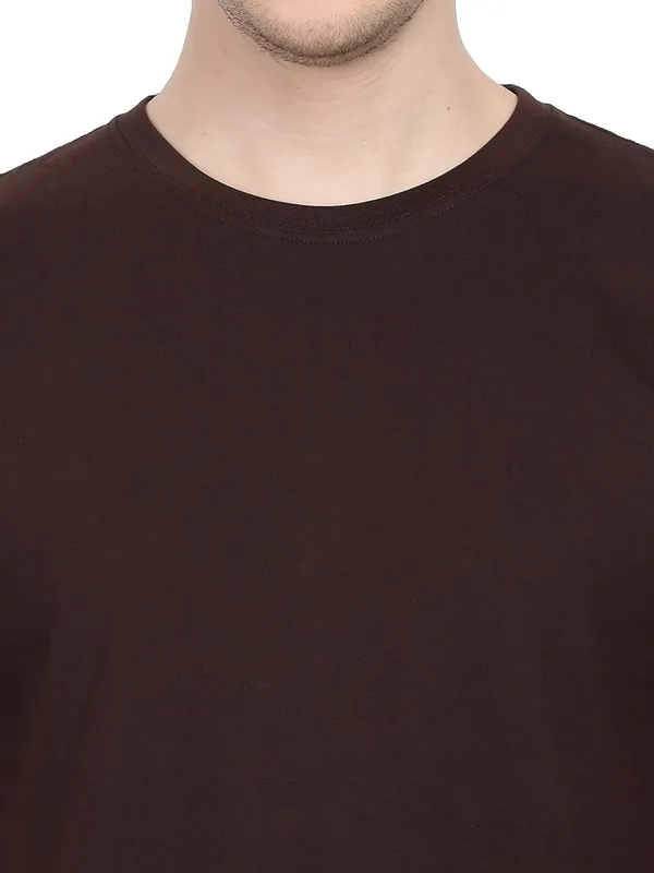 Brown_Cotton_T_Shirt_For_Men