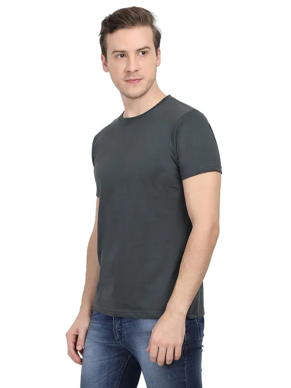 Steel_Grey_Cotton_Regular_Fit_T_Shirt_For_Men