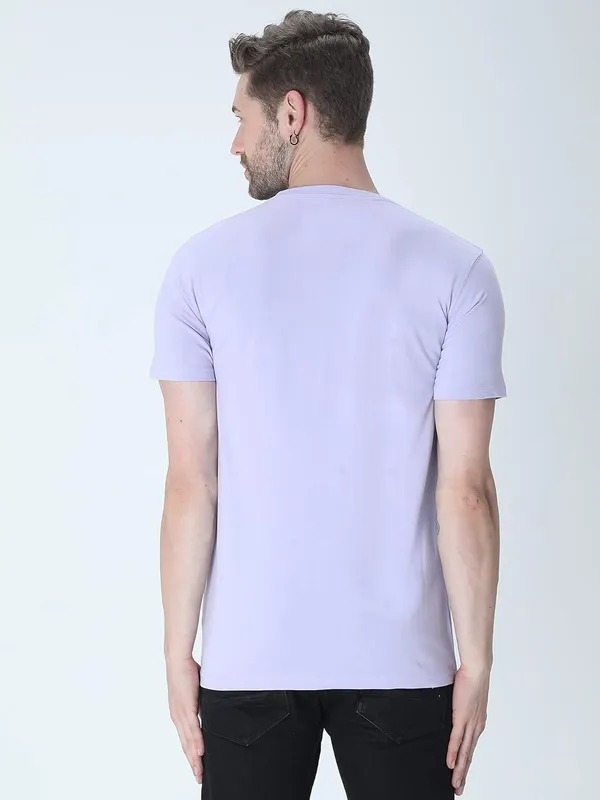 Lavender_Cotton_Regular_Fit_T_Shirt_For_Men