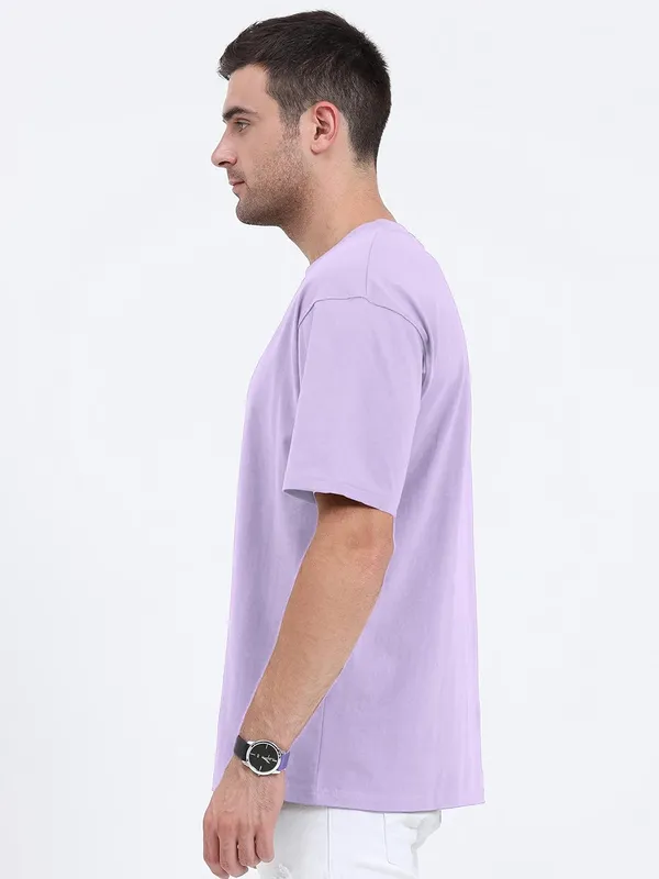 Lavender_Cotton_Oversized_T_Shirt_For_Men