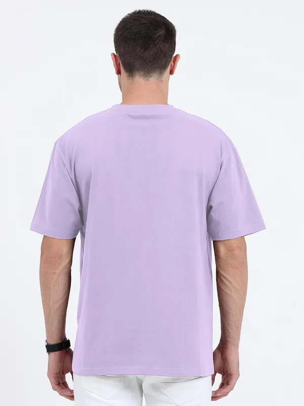 Lavender_Cotton_Oversized_T_Shirt_For_Men