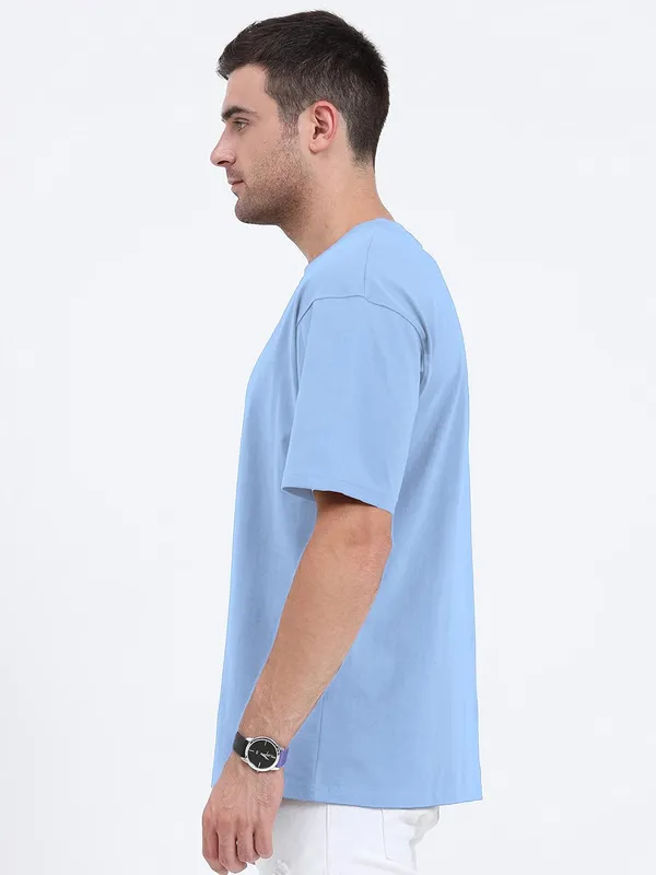 Baby_Blue_Cotton_Oversized_T_Shirt_For_Men