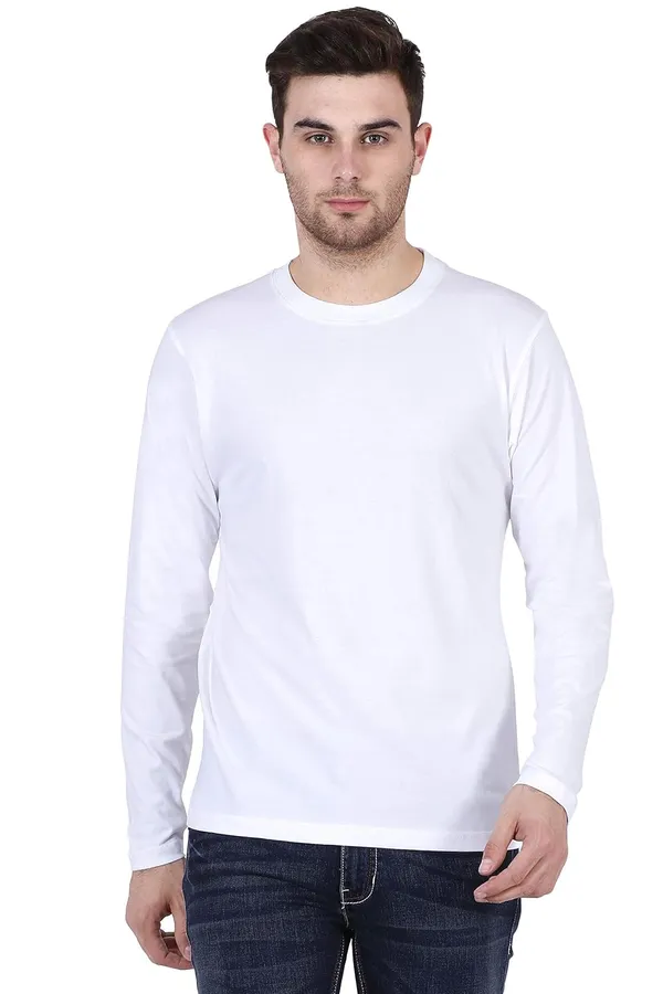 Black_White_Cotton_Regular_Fit_T_Shirt_For_Men