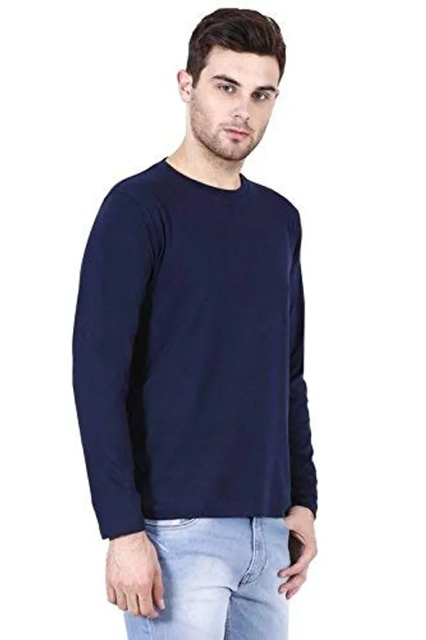 White_Blue_Cotton_Regular_Fit_T_Shirt_For_Men_Pack_Of_2
