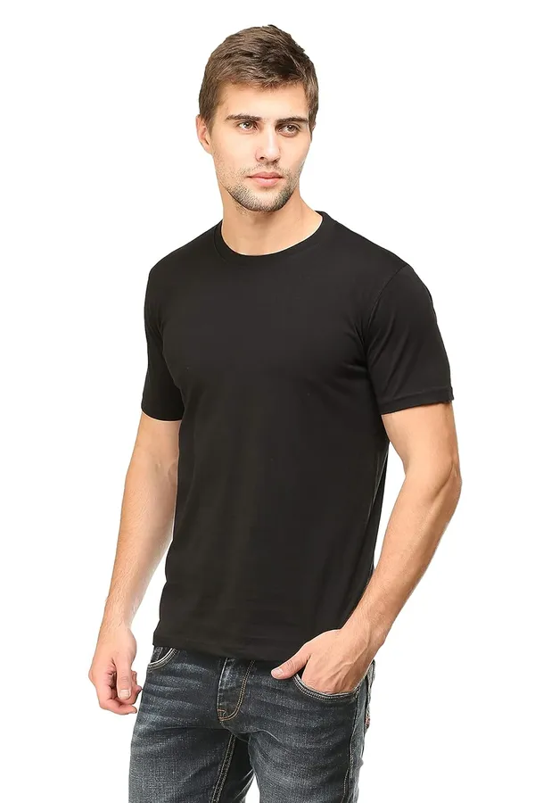 Black_Cotton_Regular_Fit_T_Shirt_For_Men