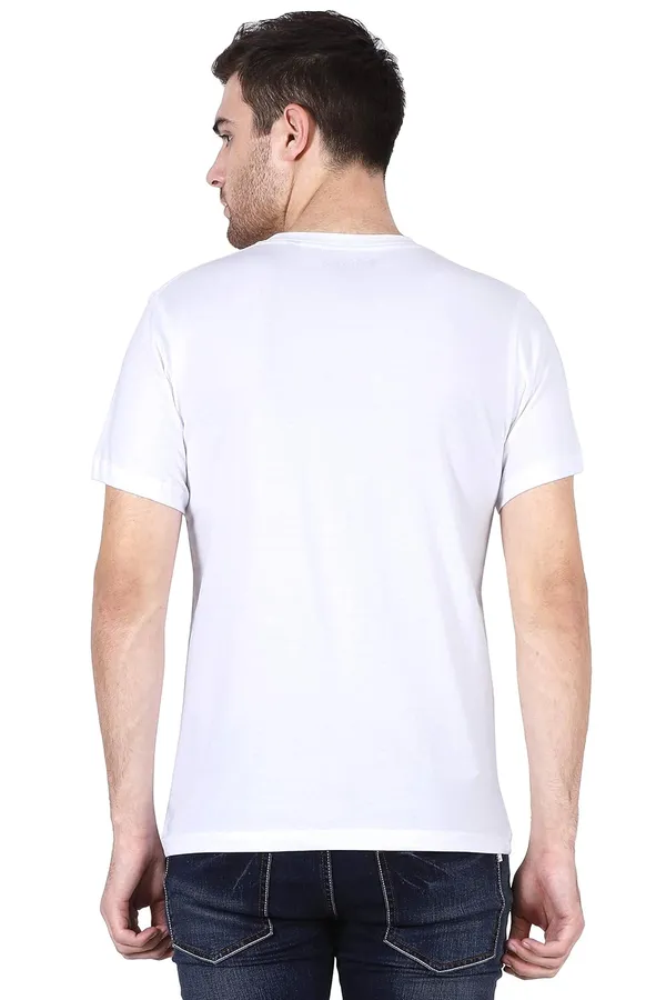 White_Cotton_V_neck_T_Shirt_For_Men
