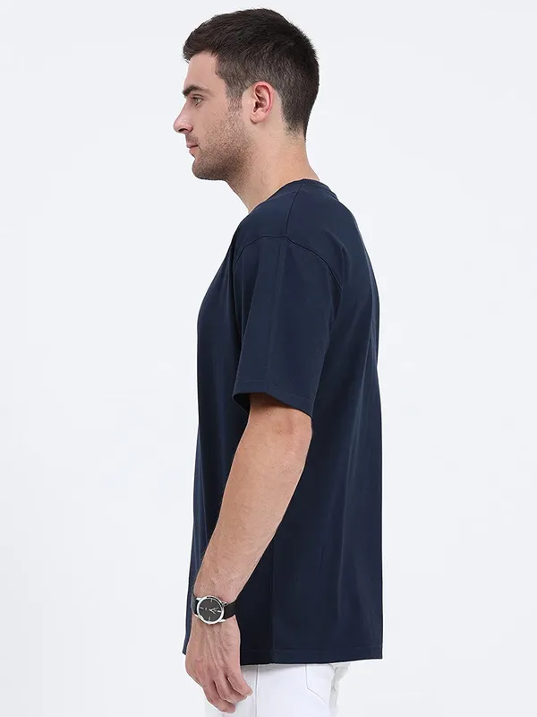 Navy_Blue_Cotton_Oversized_T_Shirt_For_Men