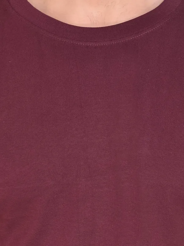 Maroon_Cotton_T_Shirt_For_Men