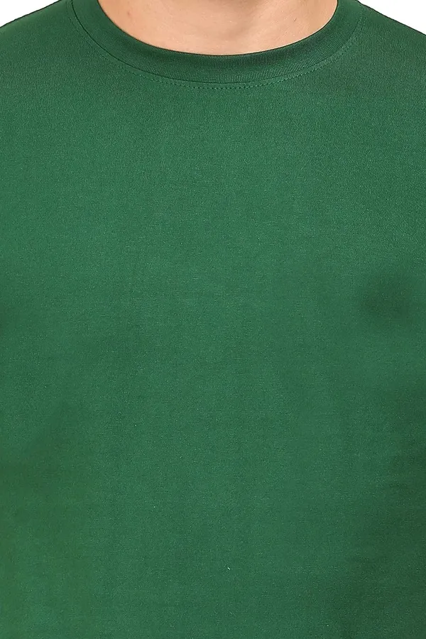 Bottle_Green_Cotton_T_Shirt_For_Men