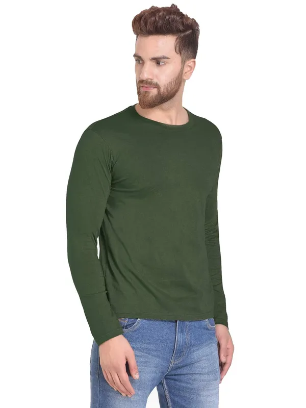 Green_Cotton_T_Shirt_For_Men