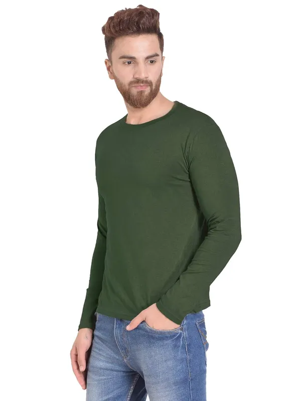 Green_Cotton_T_Shirt_For_Men